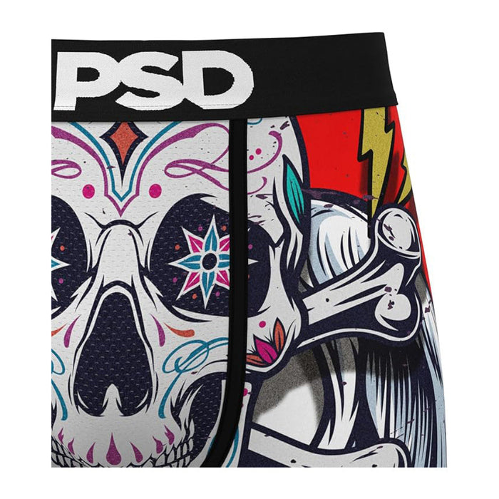 PSD Men's Multicolor Skull Burst Boxer Briefs Small Underwear - 125180084-MUL-S