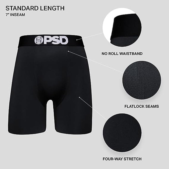 PSD Men's Multicolor Benji Glow Boxer Briefs Underwear - 323180028-MUL