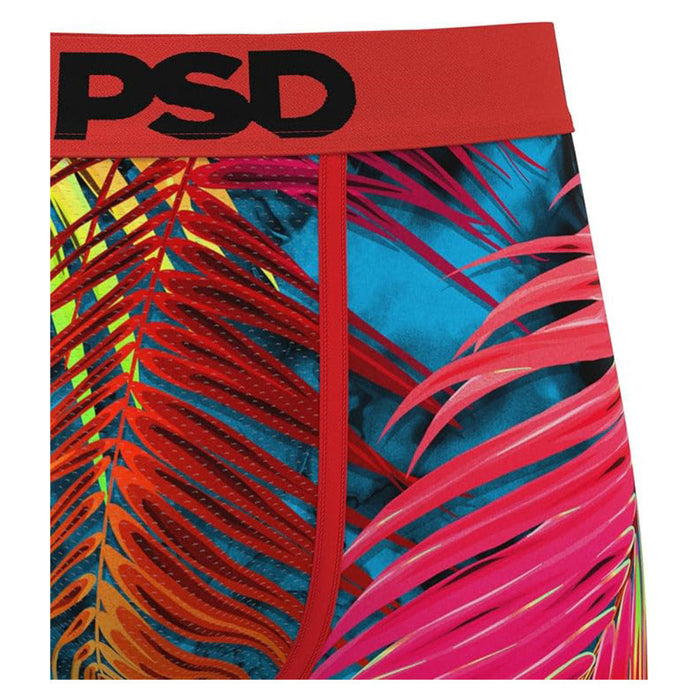 PSD Men's Multicolor Mystic Palms Boxer Briefs Large Underwear - 425180039-MUL-L