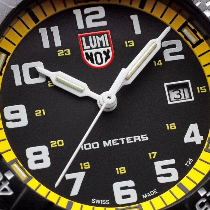 Luminox Unisex Black Dial Rubber Band Analog Quartz Watch - XS.0325