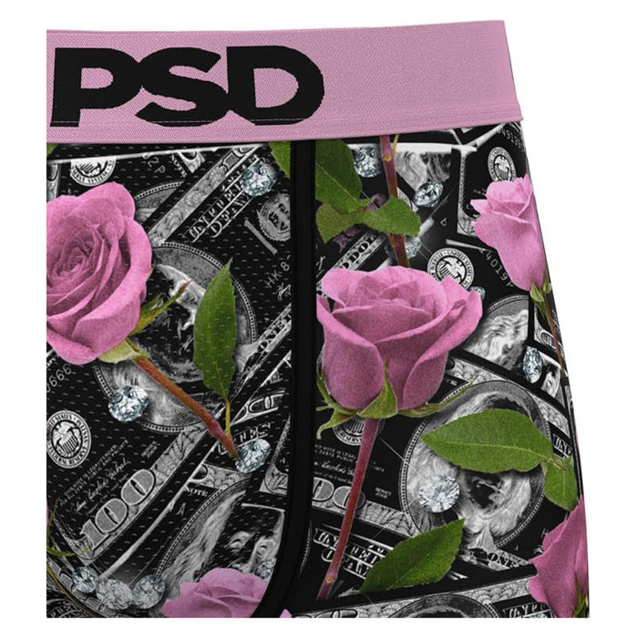 PSD Men's Multicolor Cash & Roses Pnk Boxer Briefs Medium Underwear - 224180034-MUL-M