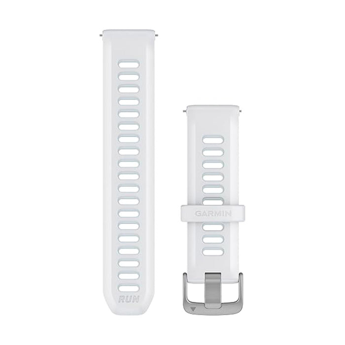 Garmin Unisex Whitestone/Cloud Blue Silicone 20 MM Quick Release Watch Band - 010-11251-B7