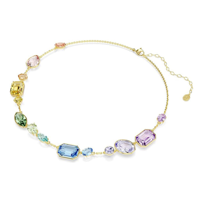 Swarovski Women's Multicolored Mixed Cuts Gold-tone Plated Gema Necklace - 5741584