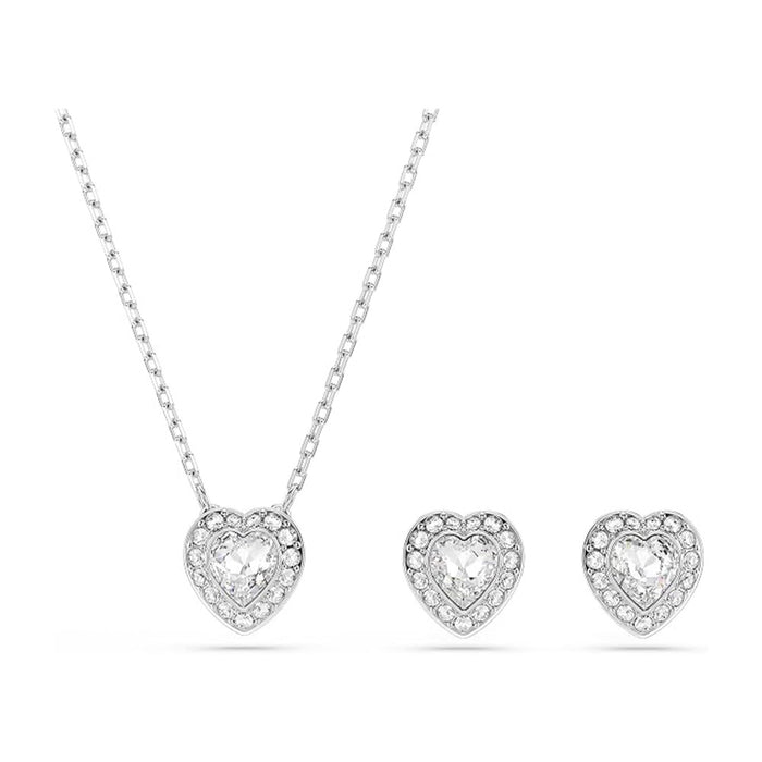 Swarovski Women's Clear Crystals Rhodium Finish Stilla Ariana Grande Angelic Jewelry Set - 5720849