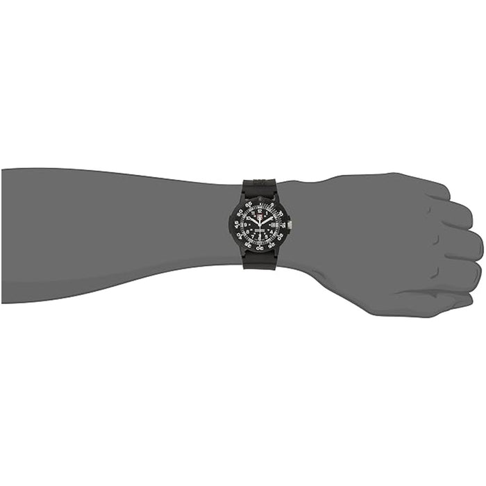 Luminox Men's Black/White Dial Polyurethane Band Navy Seal Dive Swiss Quartz Watch - XS.3001.F-New