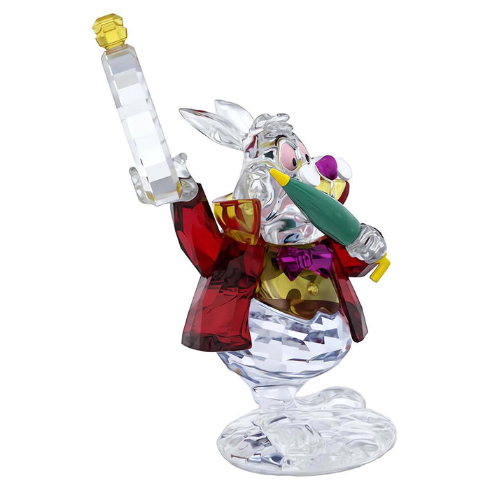 Swarovski Unisex Crystals Alice in Wonderland White Rabbit For Home Decor - 5670229