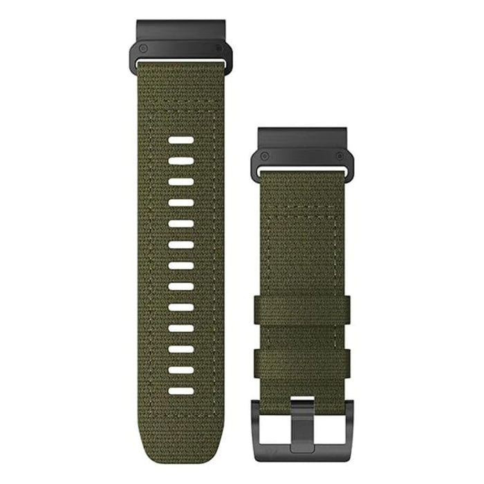 Garmin Unisex Tactical Ranger Green Nylon 26 MM Quick Release Watch Band - 010-13010-10