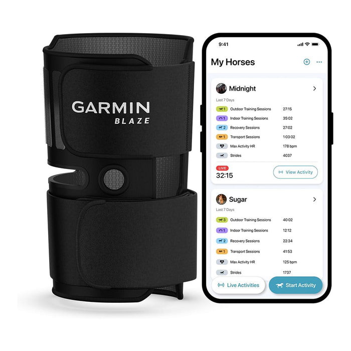 Garmin Blaze™ Equine Horse Health & Fitness Insights Wellness System - 010-02922-00