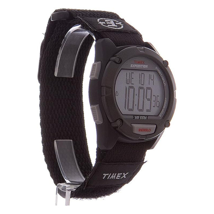 Timex Men's Gray Dial Black Nylon Strap Expedition Digital CAT Fast Wrap Watch - T49949