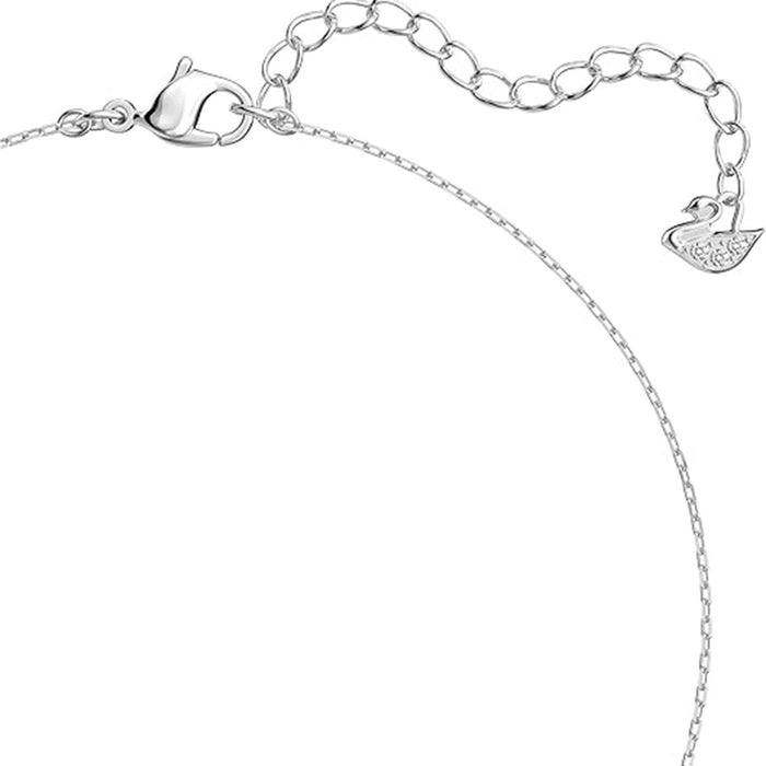 Swarovski Women's Clear White Attract Trilogy Crystals Pendant and Earrings Jewelry Collection Necklace - 5414970