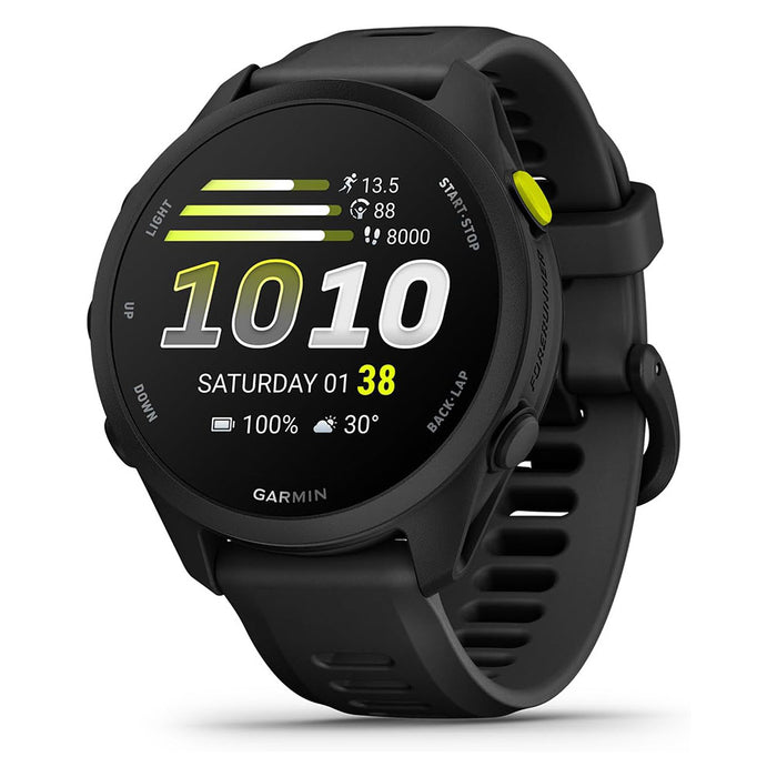 Garmin Unisex Black Dial Forerunner® 70 Easy-to-Use GPS Running with Silicone Band Smartwatch - 010-04307-00