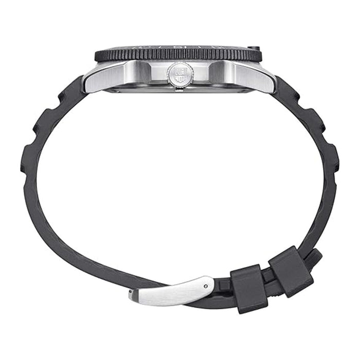 Luminox Men's Black Dial Black Rubber Strap Modern Analog Swiss Quartz Watch - XS.3121