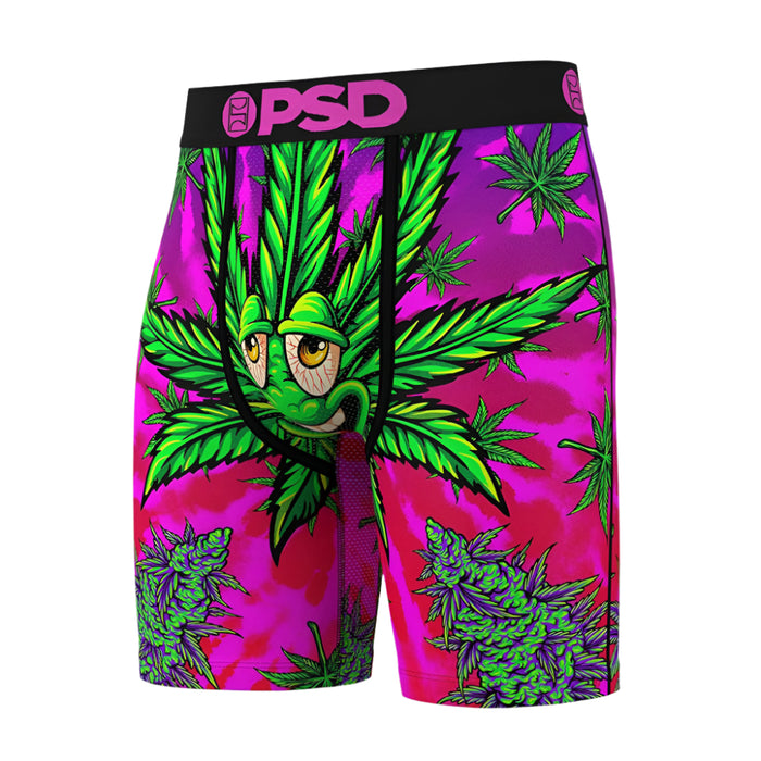 PSD Men's Multicolor Weed Budz Boxer Briefs Small Underwear - 424180091-MUL-S