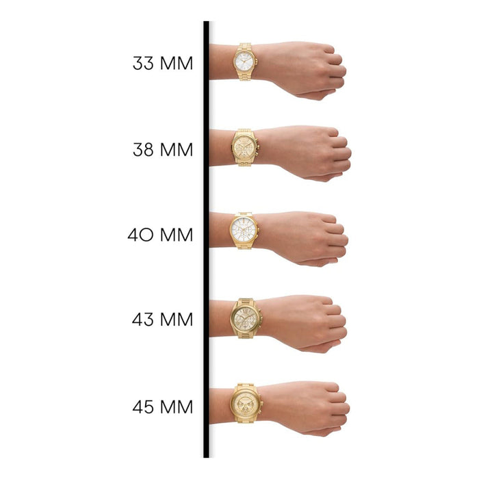 Michael Kors Pyper Three-Hand Women's White Dial Two-Tone Metal Band Analog Quartz Watch - MK4595