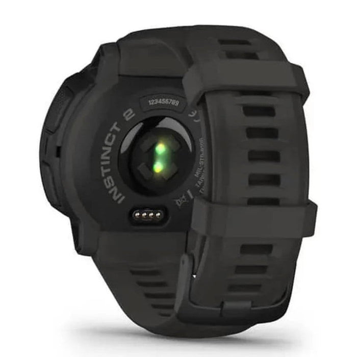 Garmin Instinct 2 - Standard Edition Graphite Silicone Band Smaller-Sized Multi-GNSS Support Watch - 010-02626-10