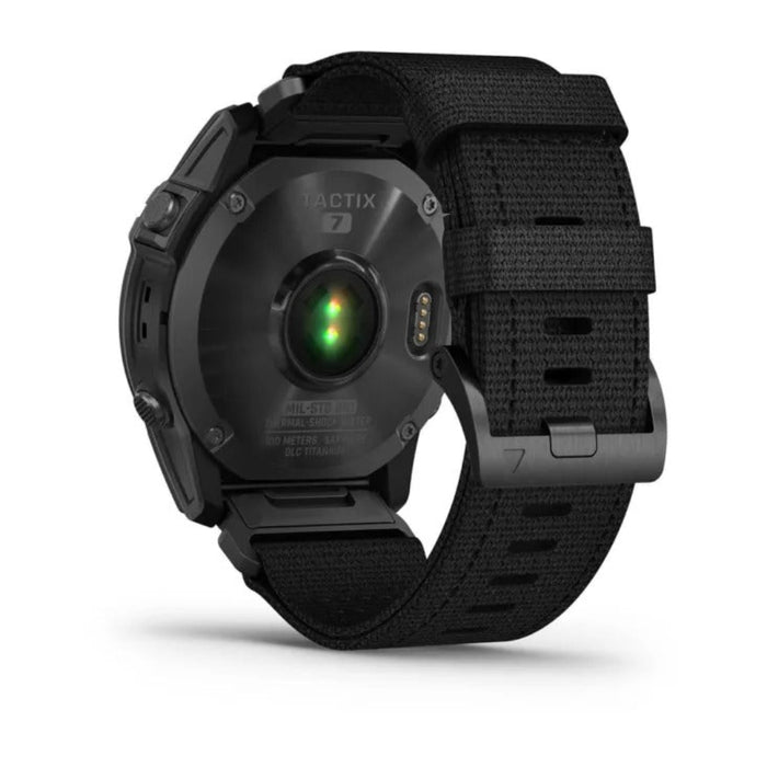 Garmin tactix 7 Pro Edition Black Solar Powered GPS Watch with Nylon Band Ruggedly GPS with Solar Charging Capabilities Smart Watch - 010-02704-10