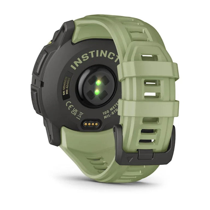 Garmin Unisex Fern Green With Fern Green Band 50 MM AMOLED Display Built-in Flashlight Alpine Rush Collection Limited Edition Color Instinct® 3 Rugged Outdoor GPS Smartwatch - 010-03020-02
