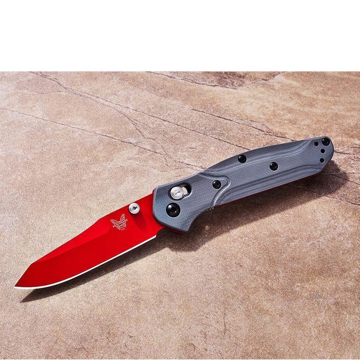 Benchmade Red SHOT Show 2024 Exclusive Mini Osborne Folding Knife - BM-945RD-2401