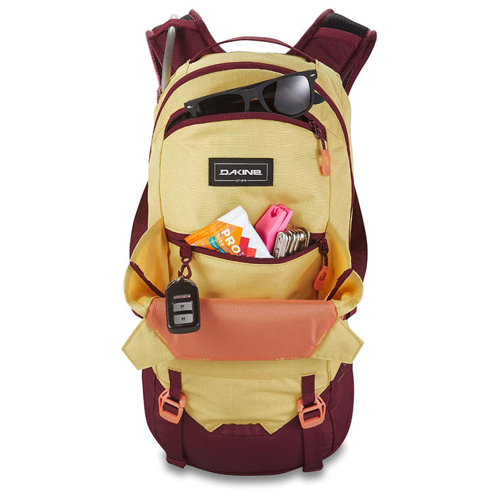 Dakine Drafter Women's Bike Hydration Backpack, Ochre/Port, 14L - 10003404-OSRSTP/PRT