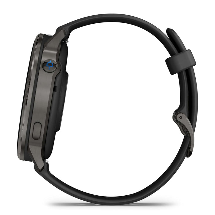 Garmin D2™ Air X15 Unisex Slate With Black Silicone Band LED Flashlight Health And Fitness Features Aviation Weather Built-in Microphone/Speaker Versatile Aviator Smartwatch With GPS - 010-03014-51