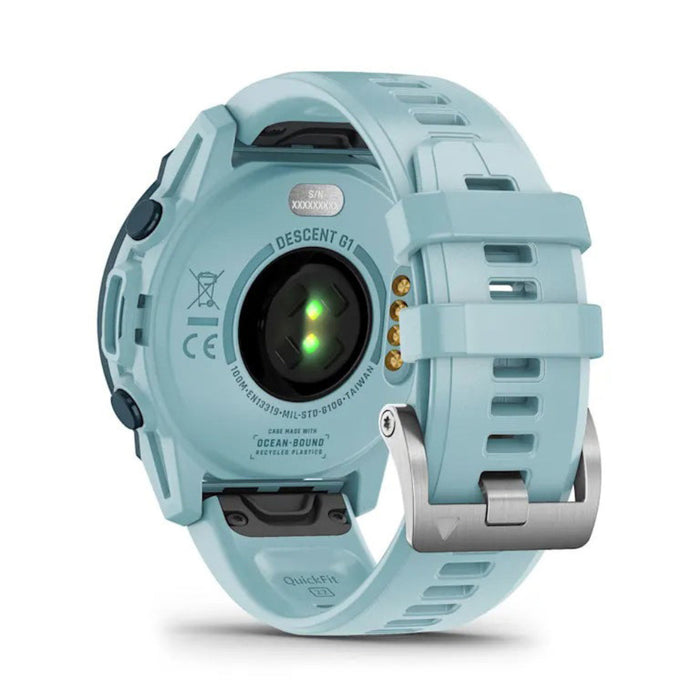 Garmin Unisex Blue Descent G1 Solar Ocean Edition Dive Computer and Smartwatch - 010-02604-04
