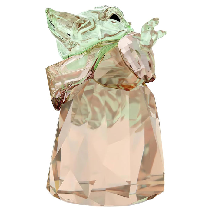 Swarovski Kid Teal And Brown Crystals Star Wars Mandalorian The Child Crystal Figurine - 5583201