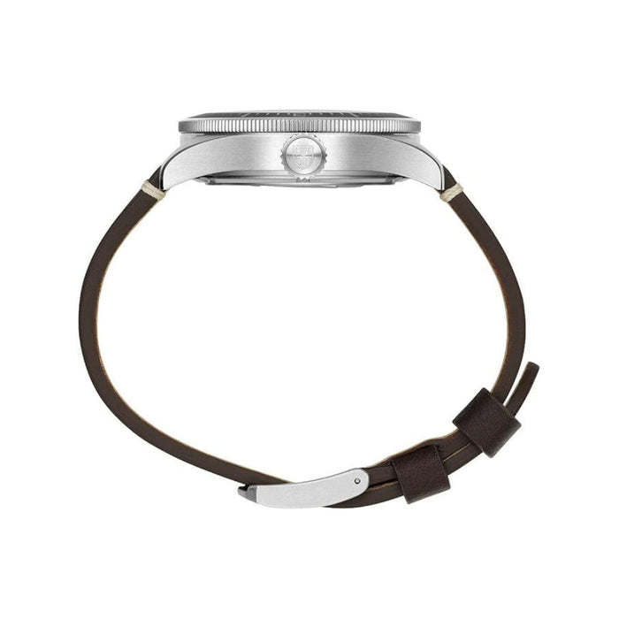 Luminox Men's White Dial Brown Leather Band Constellation Automatic Analog Watch - XA.9607-A