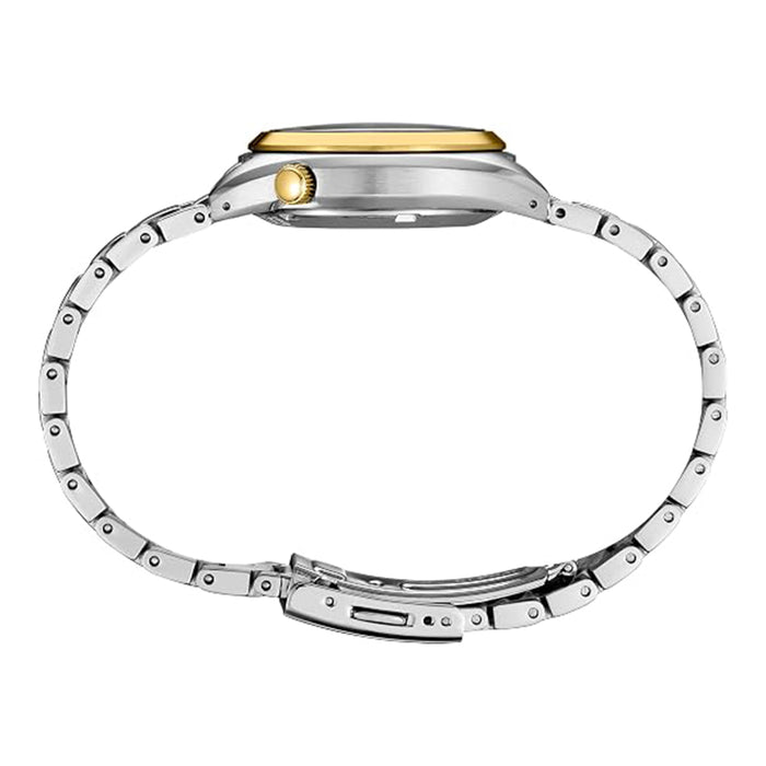 Seiko Women's Silver Dial Silver/Gold Stainless Steel Band 5 Sports Automatic Analog Watch - SRE024