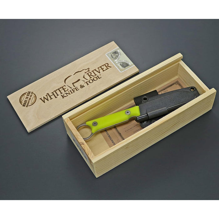 White River THV Fiberglass handle Silver Knives FIRECRAFT FC3.5 Fixed Blade Knife - WRFC3.5-THV