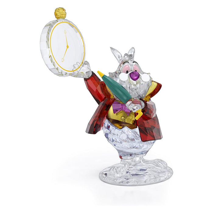 Swarovski Unisex Crystals Alice in Wonderland White Rabbit For Home Decor - 5670229