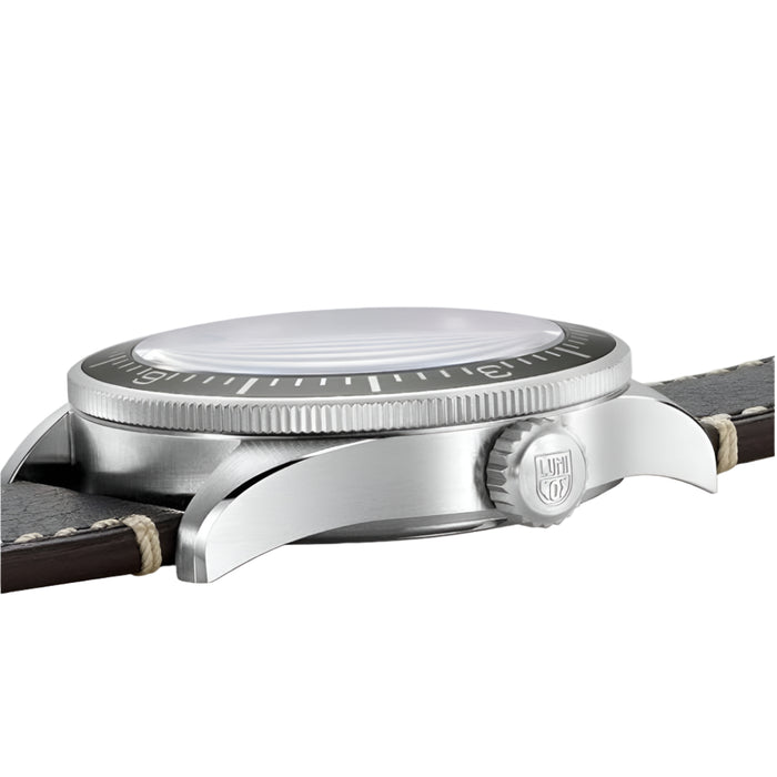 Luminox Men's White Dial Brown Leather Band Constellation Automatic Analog Watch - XA.9607-A
