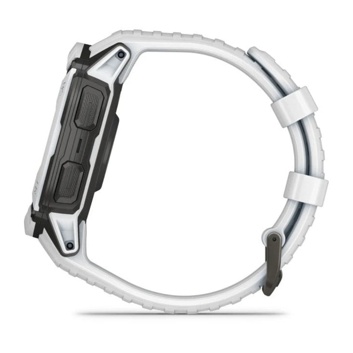 Garmin Instinct 2X Whitestone Built-in Flashlight Solar Charging Capability Multi-Band GNSS Rugged GPS Smartwatch - 010-02805-14