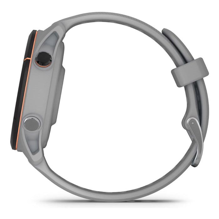 Garmin Forerunner 255S Powder Gray Smaller Advanced Insights Long-Lasting Battery GPS Running Smartwatch - 010-02641-02