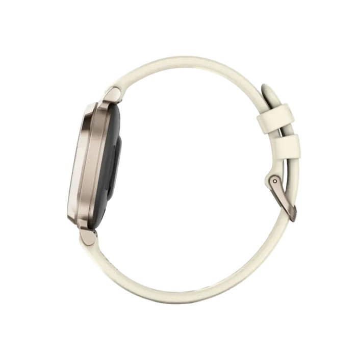 Garmin Lily 2 Women's Coconut Metal Hidden Display Patterned Lens Up To 5 Days Battery Life Small And Stylish Smartwatch - 010-02839-00