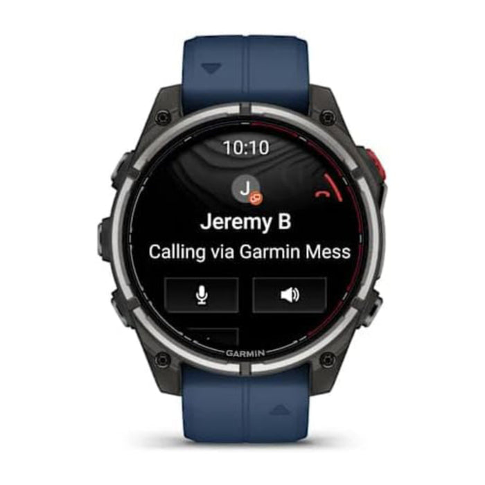 Garmin Quatix® 8 Pro – 47MM Unisex Blue Band AMOLED Display InReach® Technology For Satellite And LTE Connectivity Ultimate Nautical Smartwatch - 010-03198-50