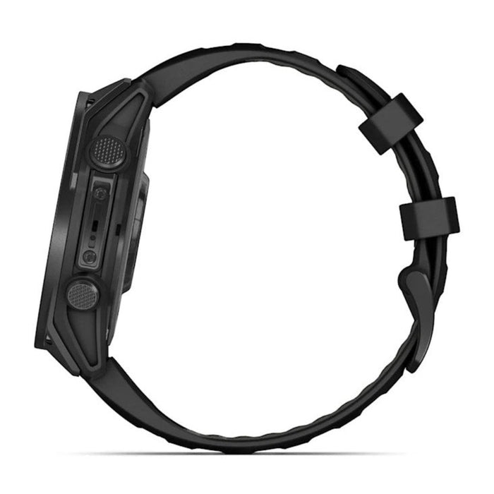 Garmin tactix® 8 47MM Unisex Black With Titanium Caseback And Black Silicone Band AMOLED Display Includes Applied Ballistics Ultralight™ Solver Premium Tactical GPS Smartwatch - 010-03405-00