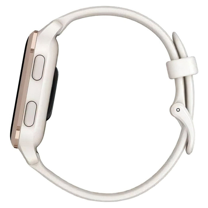 Garmin Venu Sq 2 Peach Gold and Ivory Music Edition All-Day Health Monitoring Long-Lasting Battery Life GPS Smartwatch - 010-02700-01