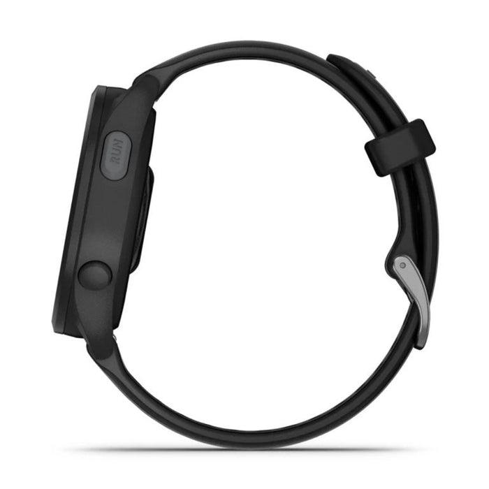 Garmin Unisex Black Forerunner 165 Music Colorful AMOLED Display Training Metrics and Recovery Insights Music on Your Wrist Running Smartwatch - 010-02863-30