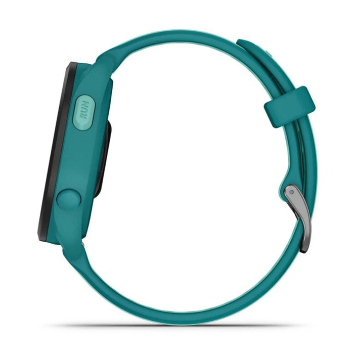 Garmin Unisex Turqouise Forerunner 165 Music Colorful AMOLED Display Training Metrics and Recovery Insights Music on Your Wrist Running Smartwatch - 010-02863-32