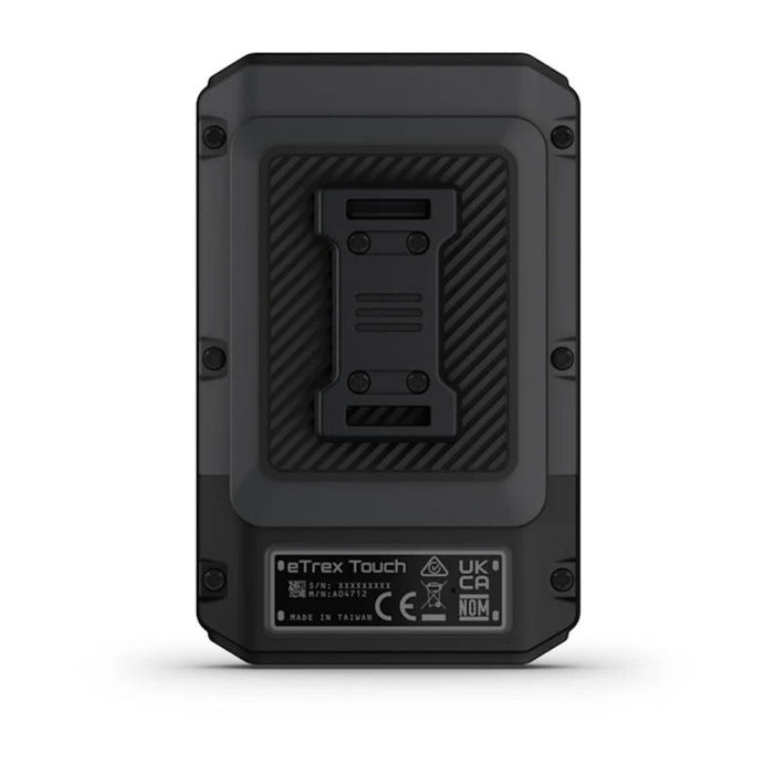 Garmin eTrex® Touch Unisex Black Rugged Color Touchscreen Preloaded Maps With Routable Trails And Roads Long Battery Life For Hiking And All Outdoor Activities Easy-to-Use GPS Handheld Navigator - 010-02940-00