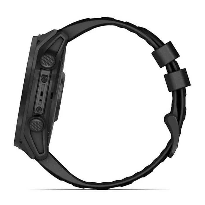 Garmin tactix® 8 51MM Unisex Black With Titanium Caseback And Black Silicone Band Solar Charged Display Includes Applied Ballistics Ultralight™ Solver Premium Tactical GPS Smartwatch - 010-03407-00