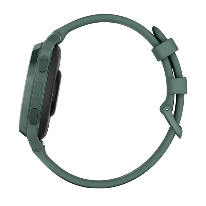 Garmin Lily 2 Active Women's Jasper Green With Jasper Green Silicone Band Built-in GPS Hidden Display Patterned Lens Up To 9 Days Battery Life Small And Stylish Smartwatch - 010-02891-02
