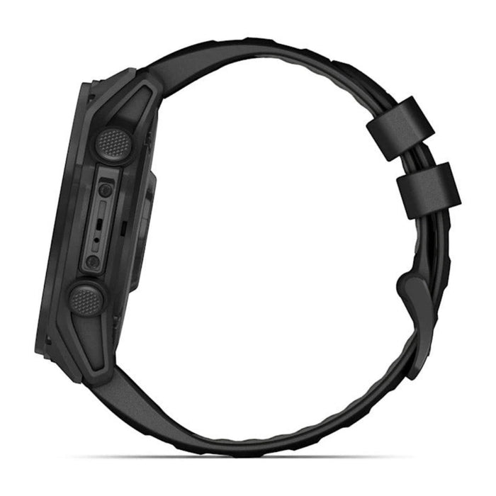 Garmin tactix® 8 51MM Unisex Black With Titanium Caseback And Black Silicone Band AMOLED Display Includes Applied Ballistics Ultralight™ Solver Premium Tactical GPS Smartwatch - 010-03406-00