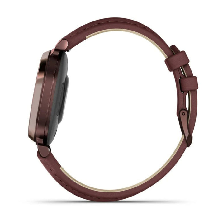 Garmin Lily 2 Women's Mulberry Metal Hidden Display Patterned Lens Up To 5 Days Battery Life Small And Stylish Smartwatch - 010-02839-03
