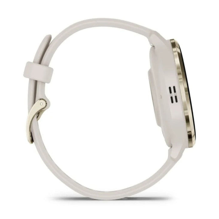 Garmin Venu 3S Ivory Silicone Band AMOLED Display Advanced Health and Fitness Features Up to 10 Days of Battery GPS Smartwatch - 010-02785-04