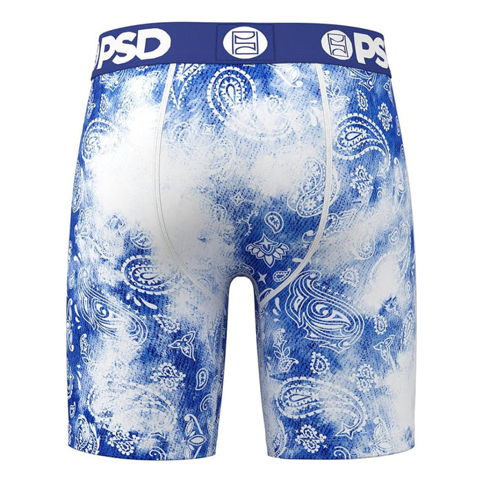 PSD Men's Multicolor Bandana Blues Modal Boxer Briefs Small Underwear - 224180100-MUL-S