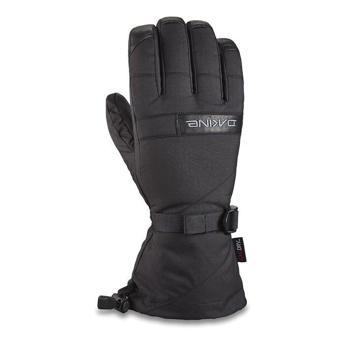 Dakine Women's Black Nova Short Large Gloves - 610934364729-BLACK-L