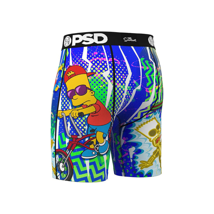 PSD Men's Multicolor Bart Vibes Boxer Briefs Extra Large Underwear - 125180146-MUL-XL