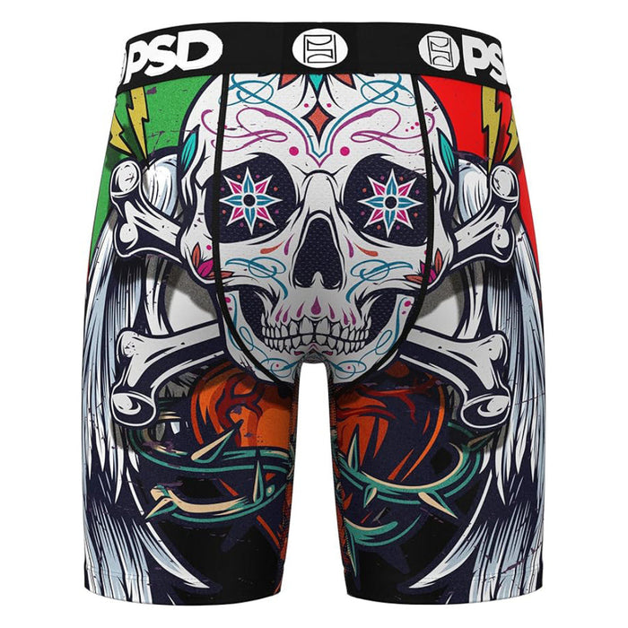 PSD Men's Multicolor Skull Burst Boxer Briefs Small Underwear - 125180084-MUL-S