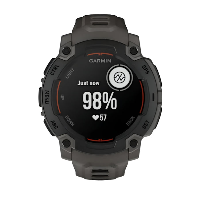Garmin Instinct® E 45 MM Unisex Charcoal 24/7 Health Monitoring Wrist-Based Heart Rate Up To 16 Days Of Battery Life Rugged Outdoor GPS Smartwatch - 010-02933-00